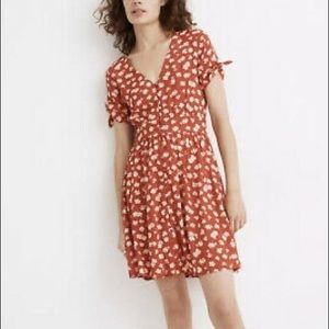MADEWELL NWT hibiscus retro dress